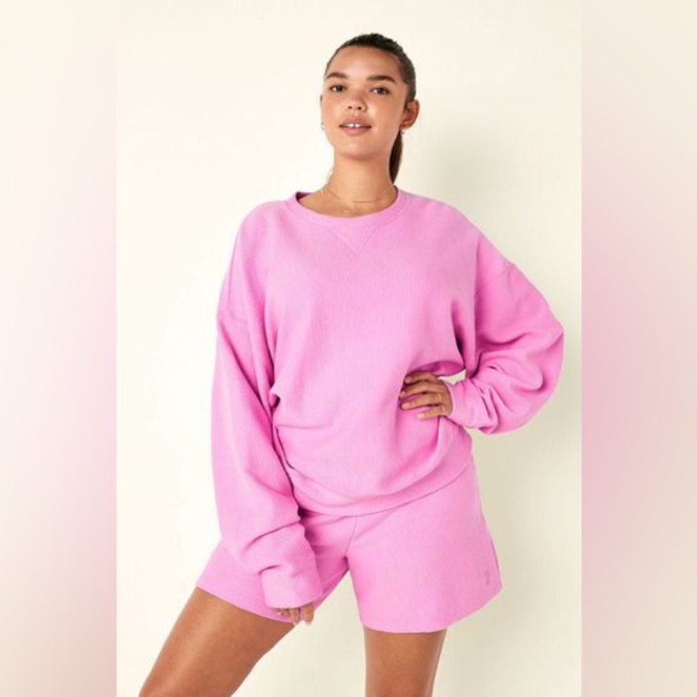 NEW Victoria’s Secret Pink Ribbed Crewneck